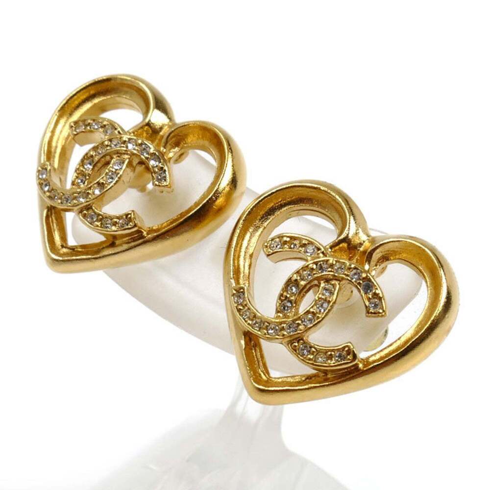 CHANEL Authentic Logo Earrings - Picture 2 of 7